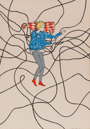 Лежа на проводах. Из серии «Хрупкие видения», 2015