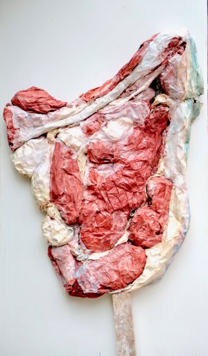 Серия «Мясо». #5 (по мотивам Клода Моне), 2019